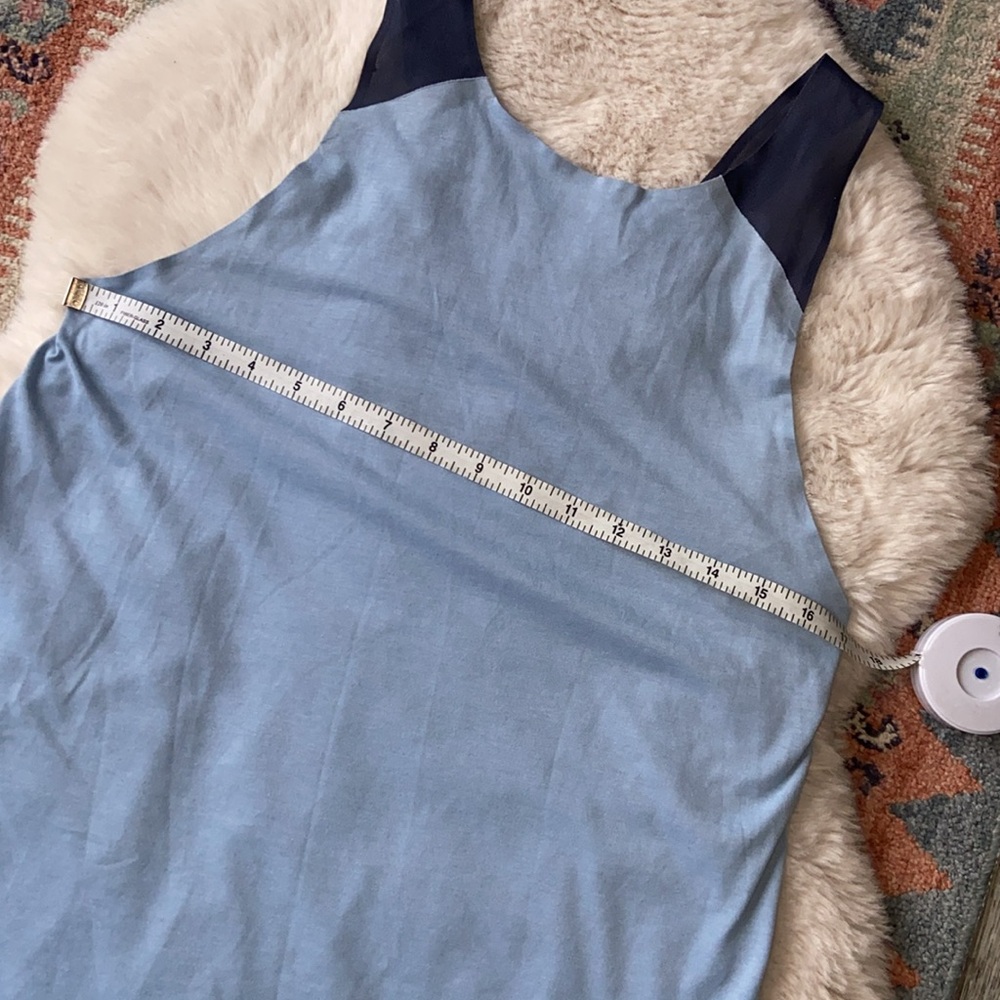 Nike arctic blue tank top athletic shirt racerback seamless mesh elastika small - Picture 14 of 16